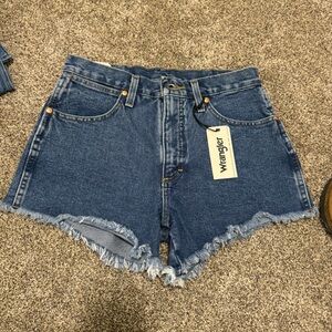 Reworked wrangler shorts